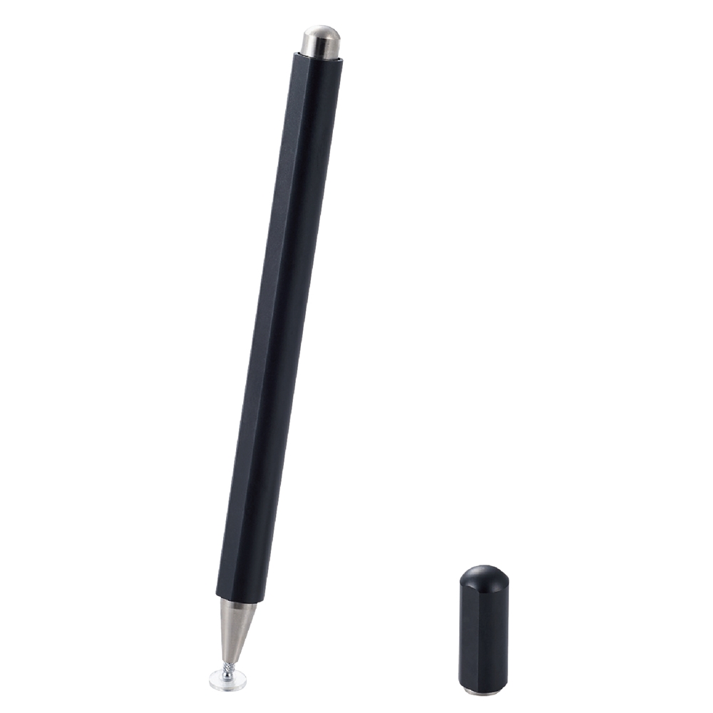 エレコム タッチペン ディスクタイプ 磁気吸着 超感度 ブラック