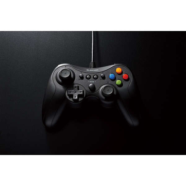 エレコム ELECOM ゲームパッド PC コントローラー USB接続 Xinput Xbox系ボタン配置 FPS仕様 13ボタン 高耐久ボタン 軽量  公式大会使用可 ブラック | 【公式】トレテク！ソフトバンクセレクション オンラインショップ - SoftBank SELECTION