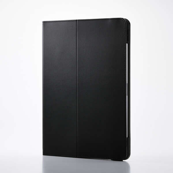 エレコム 13インチiPad Air(M2)/iPad 第10世代/フラップケース/衝撃ガード/ベルト付/2アングル/軽量/ブラック