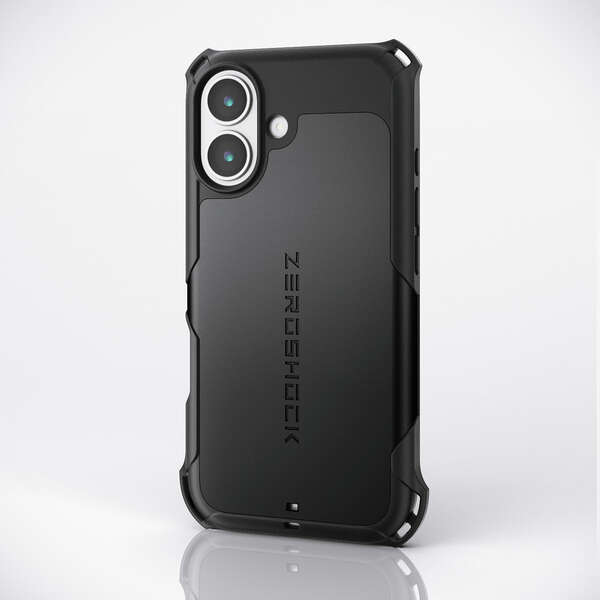 エレコム iPhone 17/ZEROSHOCK/ブラック