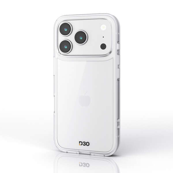 エレコム iPhone 17 Pro/ハイブリッドケース/D3O/オールクリア/メタルステッカー付/クリア