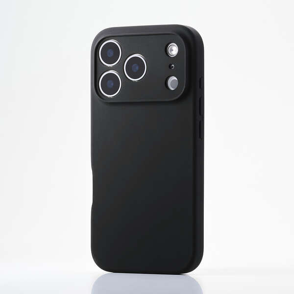 エレコム iPhone 17 Pro/ハイブリッドケース/シリコン/MAGKEEP/ブラック