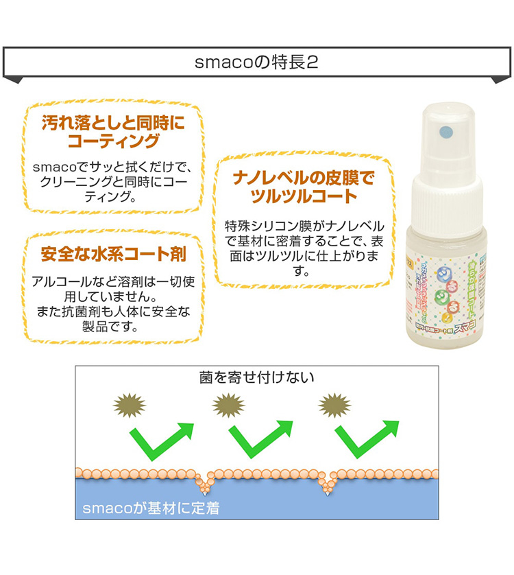 コーティングクリーナー smaco 30ml レギュラータイプ | SoftBank公式 iPhone/スマートフォンアクセサリーオンラインショップ