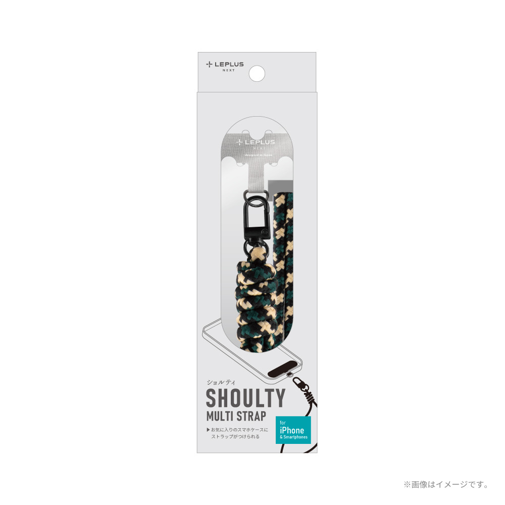 LEPLUS iPhone Android フォンタブ ショルダーストラップ 「SHOULTY 