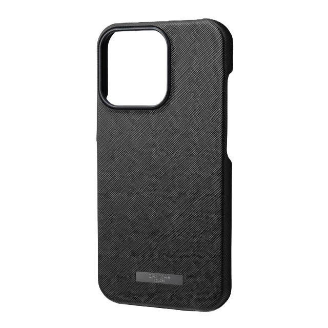 【アウトレット】 坂本ラジヲ iPhone 13 Pro EURO Passione PU Leather Shell Case BLK