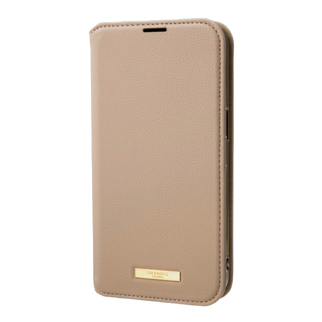 【アウトレット】 坂本ラジヲ iPhone 13 Pro Shrink PU Leather Book Case GRG