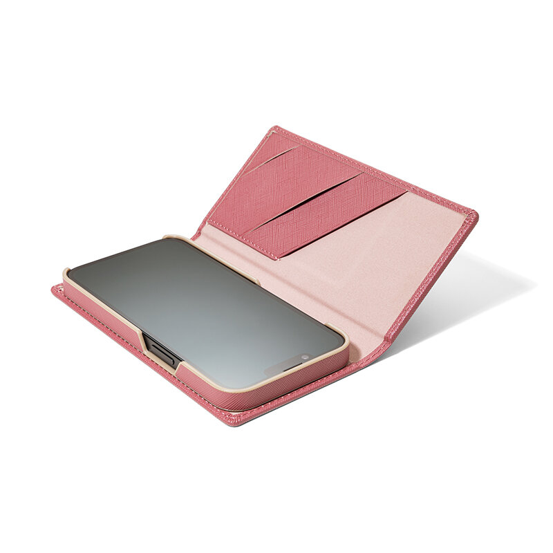 坂本ラヂヲ iPhone 14 / iPhone 13 G-FOLIO サフィアーノPUレザー