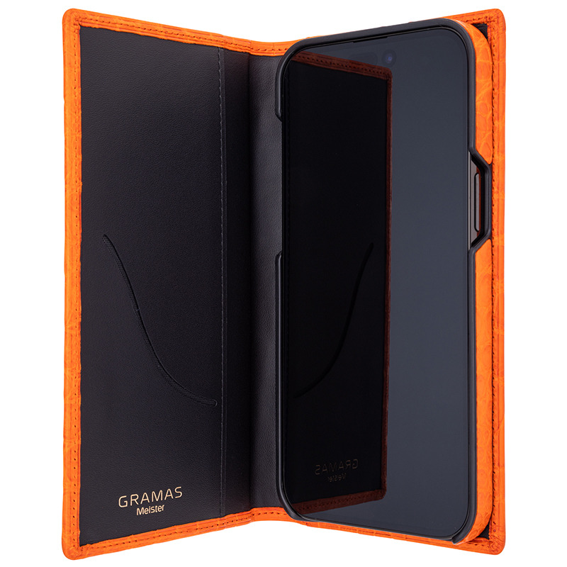 GRAMAS Meister G-FOLIO クロコダイルレザー フォリオケース-