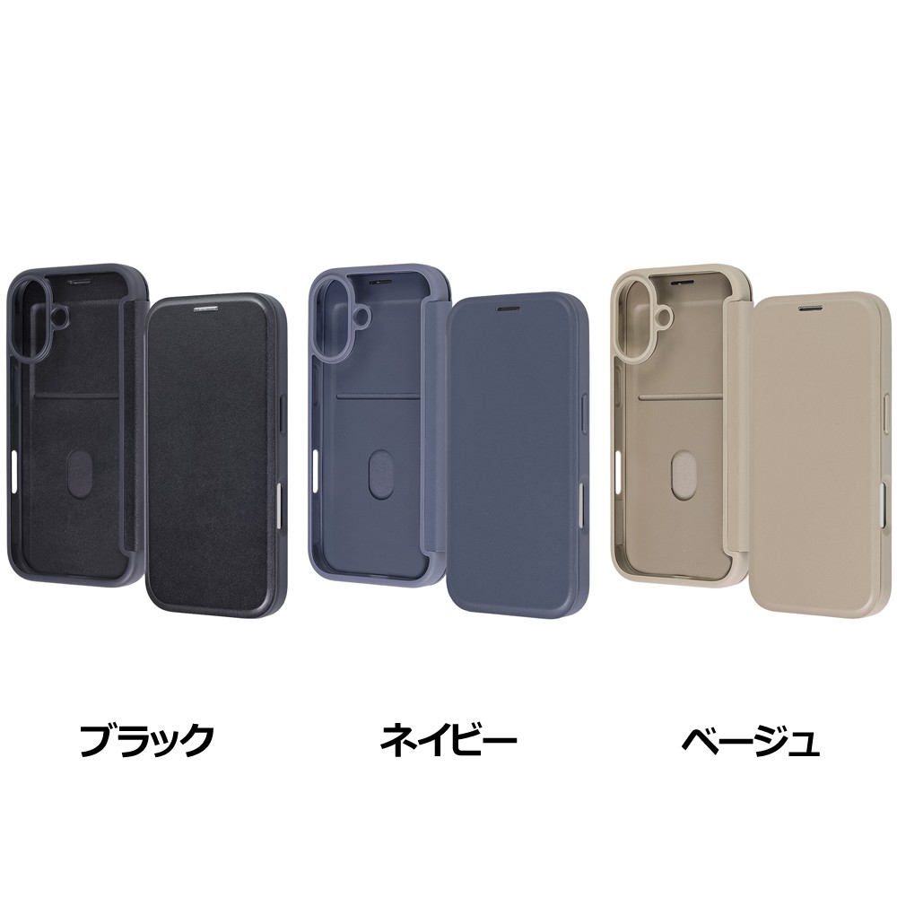レイ・アウト iPhone 17 クリアフリップケース マグネット