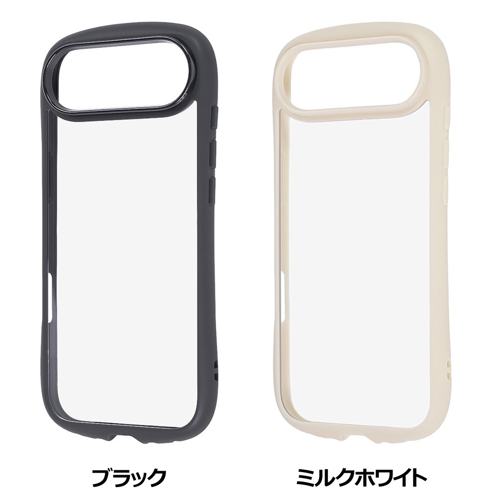 レイ・アウト iPhone Air ハイブリッドタフケース Puffull +レンズガードリング