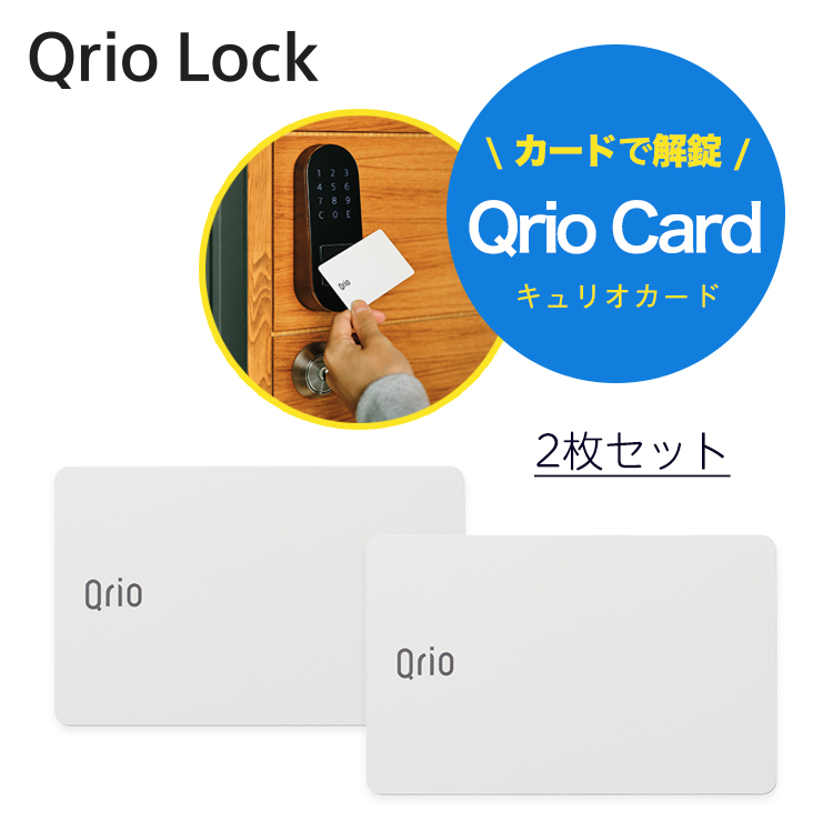 Qrio Card 2枚入り キュリオカード Q-CD1
