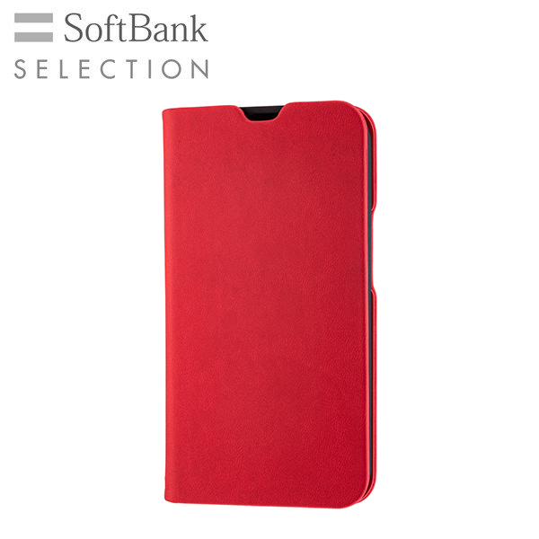 SoftBank SELECTION 耐衝撃 抗ウイルス 抗菌 Stand Flip for iPhone 13 Pro  レッド