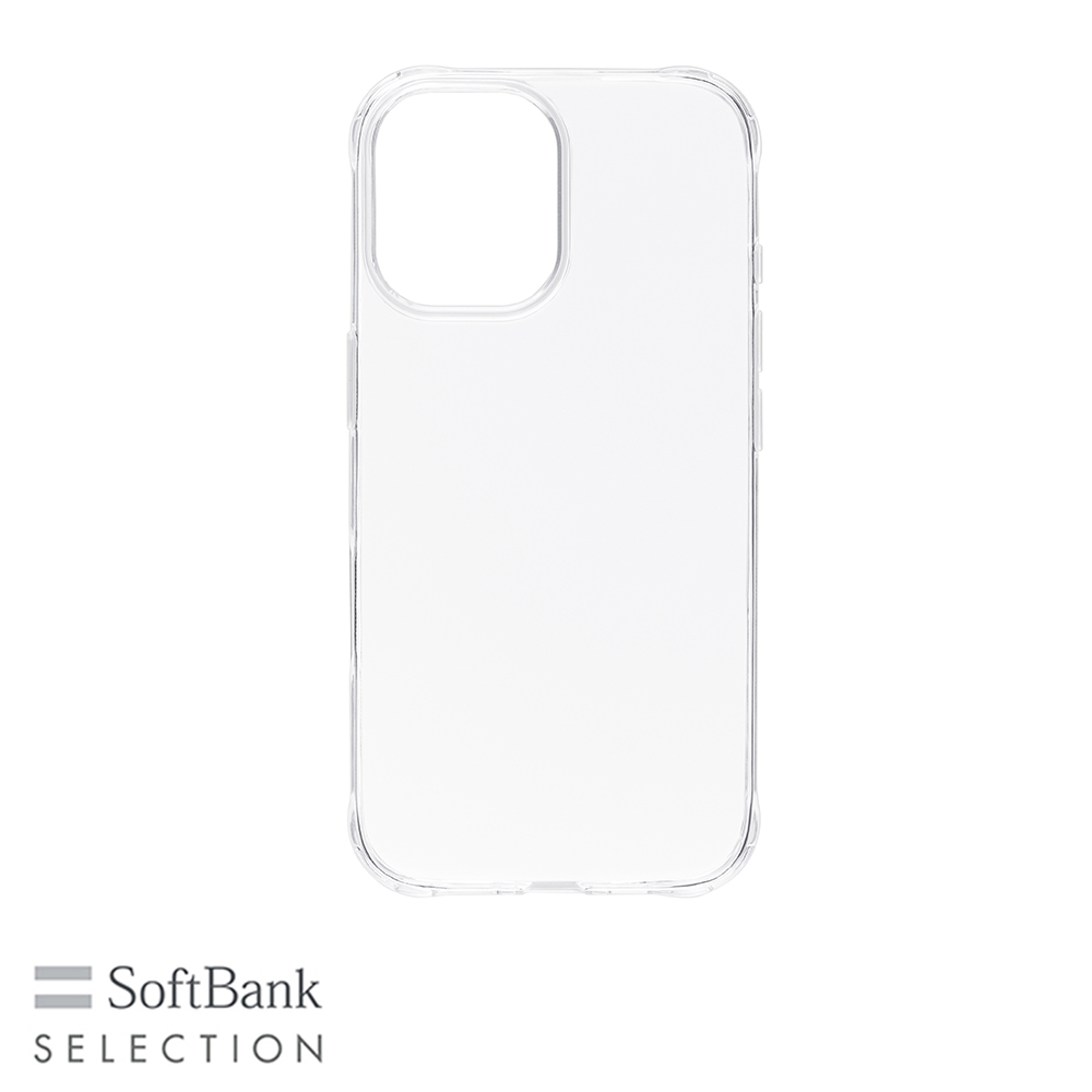 SoftBank SELECTION 耐衝撃 抗菌 クリアソフトケース for iPhone 16 Plus SB-I019-SCAS/CL 