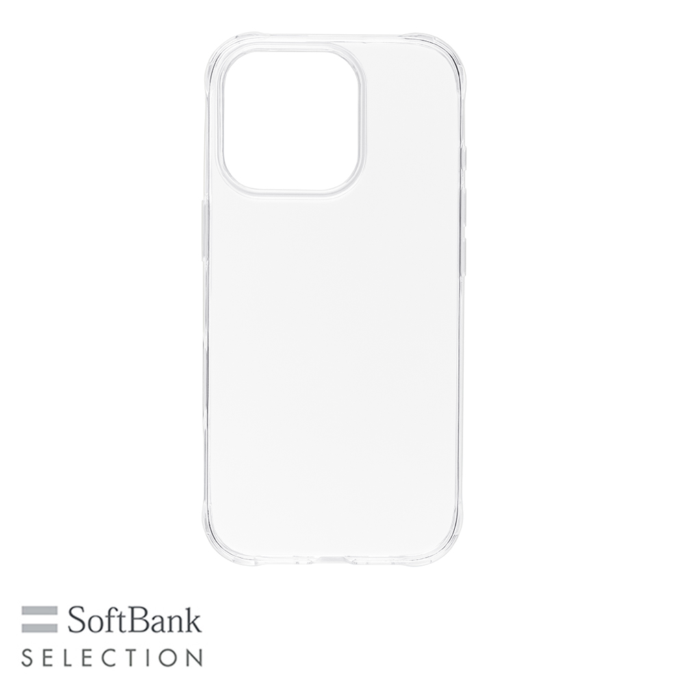 SoftBank SELECTION 耐衝撃 抗菌 クリアソフトケース for iPhone 16 Pro SB-I020-SCAS/CL