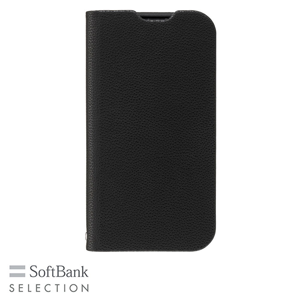 SoftBank SELECTION 耐衝撃 抗ウイルス 抗菌 Stand Flip for iPhone 16 Plus SB-I019-SDFB/BK