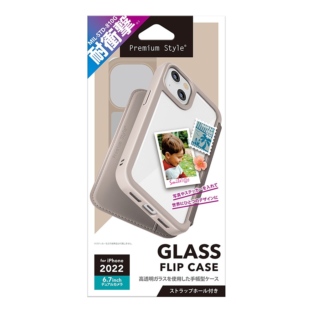 PGA iPhone 14 Plus ガラスフリップケース | 【公式】トレテク