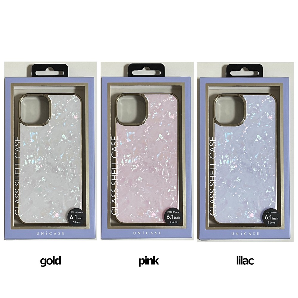 ユニケース Unicase Glass Shell Case for iPhone 15