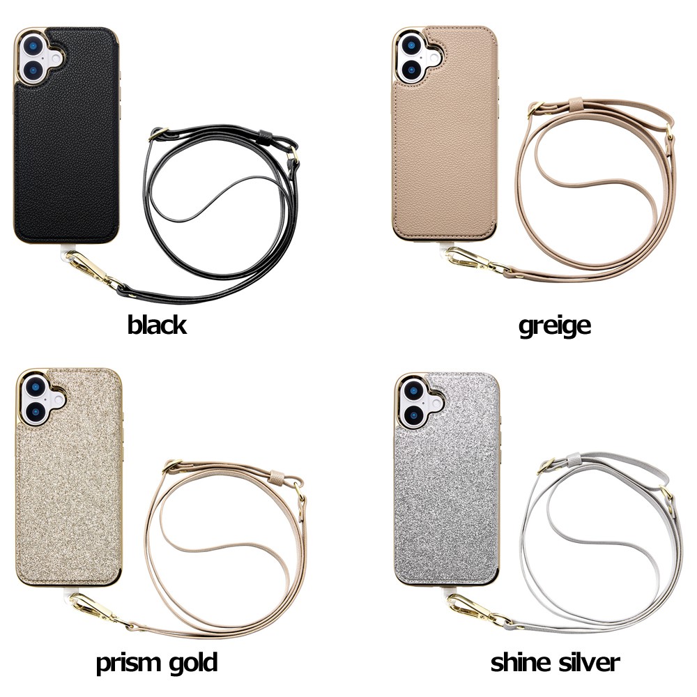 ユニケース Cross Body Case Duo for iPhone 16 Plus