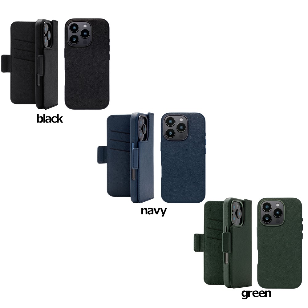 ユニケース 2Way Mag Flip Case for iPhone 16 Pro