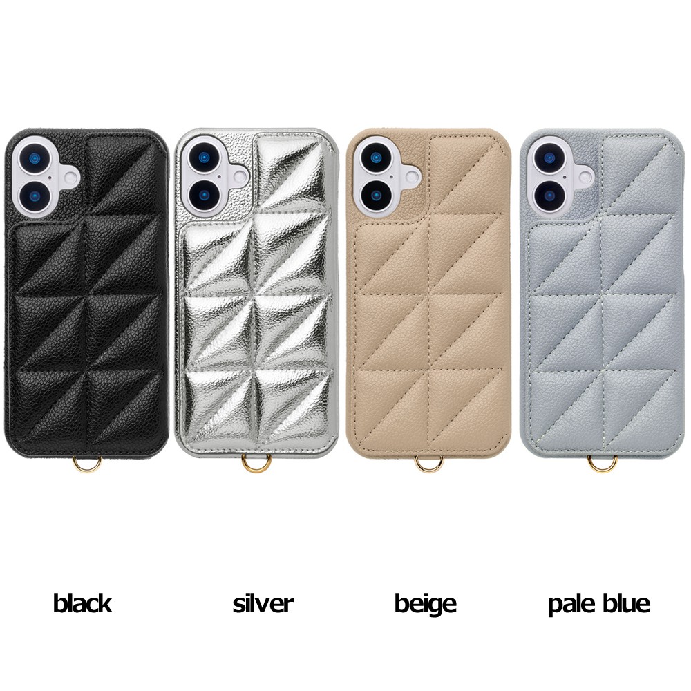 ユニケース Triangle Puffy Case for iPhone 16 Plus