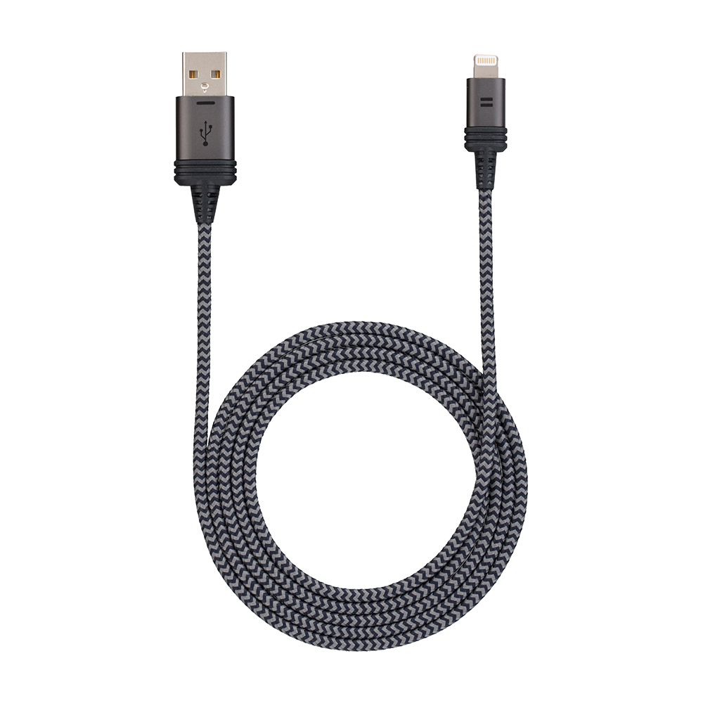 Tough Cable with Lightning Connector iPhone/iPad対応 ブラック | SoftBank公式  iPhone/スマートフォンアクセサリーオンラインショップ