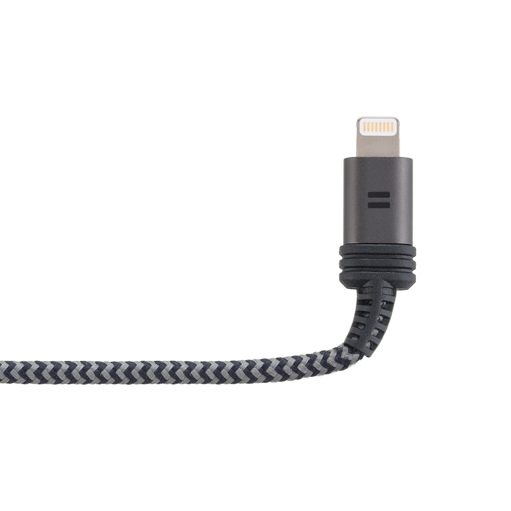 Tough Cable With Lightning Connector Iphone Ipad対応 ブラック Softbank公式 Iphone スマートフォンアクセサリーオンラインショップ