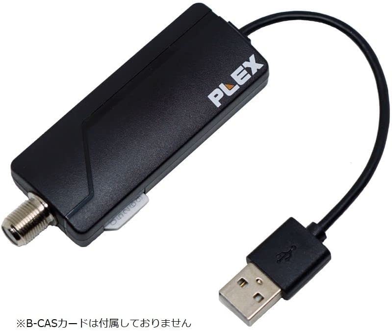 PC/タブレットPLEX USBドングル型フルセグ対応TVチューナー ブラック PX-S1UD①