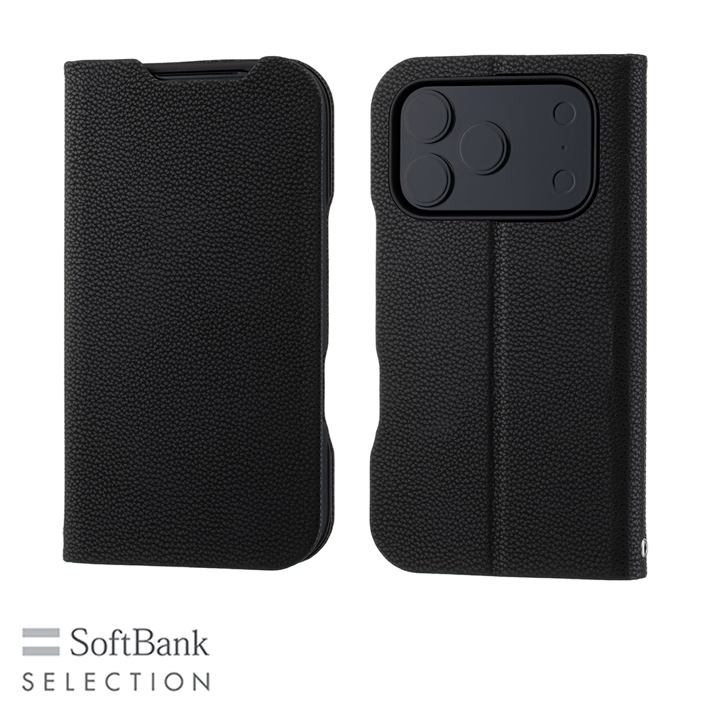 【予約商品】SoftBank SELECTION Stand Flip for iPhone 17 Pro SB-I025-SDFB/BK