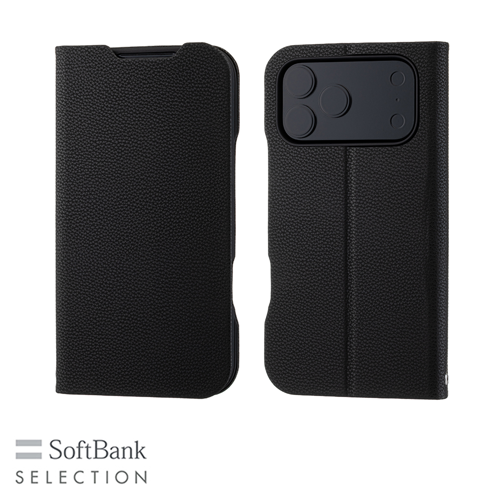 【予約商品】SoftBank SELECTION Stand Flip for iPhone 17 Pro Max SB-I026-SDFB/BK