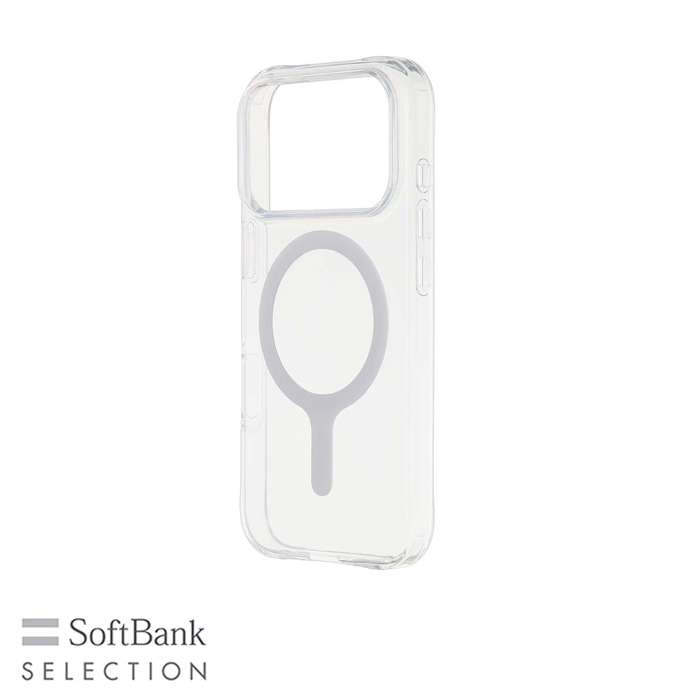SoftBank SELECTION マグネティッククリアソフトケース for iPhone 18