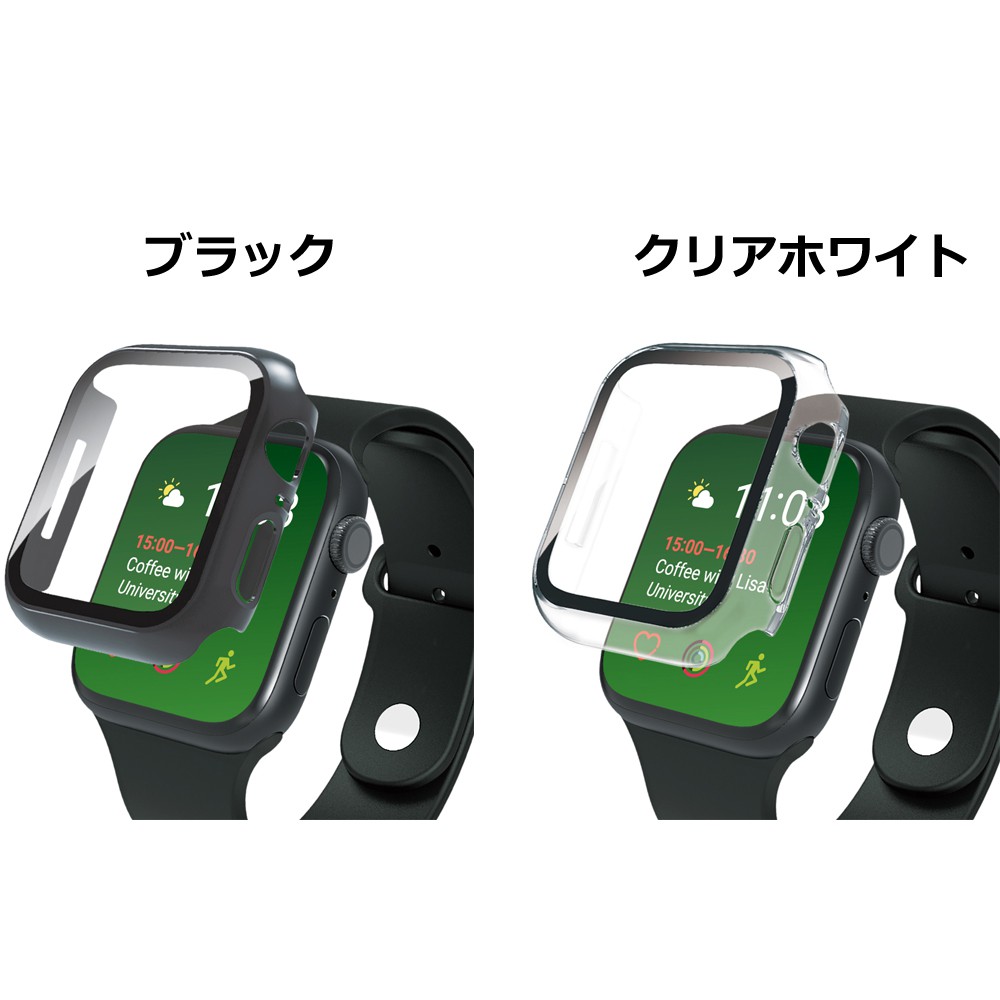 Simplism Apple Watch 40mm / SE / 6 / 5 / 4 高透明 ガラス一体型防水 