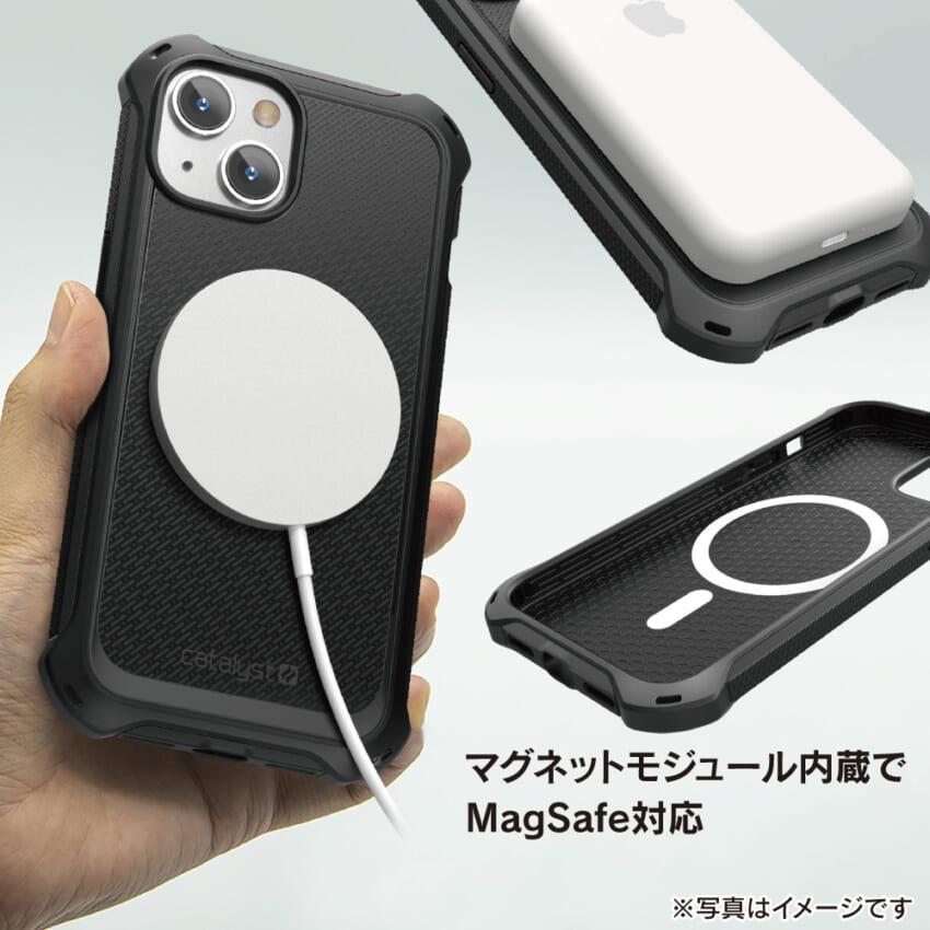 Catalyst カタリスト iPhone 14 Pro Max MagSafe対応 衝撃吸収ケース Cruxシリーズ ステルスブラック  SoftBank公式 iPhone/スマートフォンアクセサリーオンラインショップ