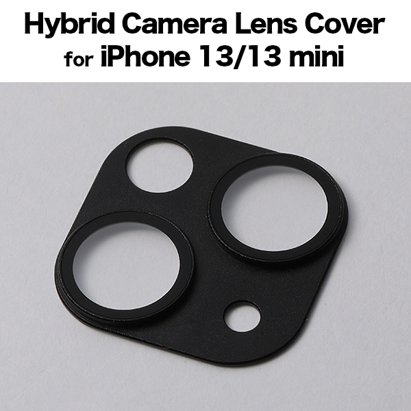 Deff Hybrid Camera Lens Cover for iPhone 13/13 mini ブラック カメラレンズプロテクター 送料無料　ネコポス便配送