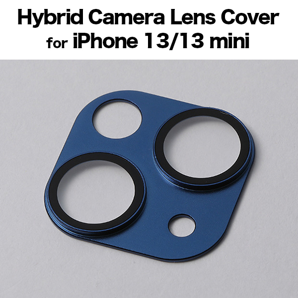 Deff Hybrid Camera Lens Cover for iPhone 13/13 mini ネイビー カメラレンズプロテクター 送料無料　ネコポス便配送