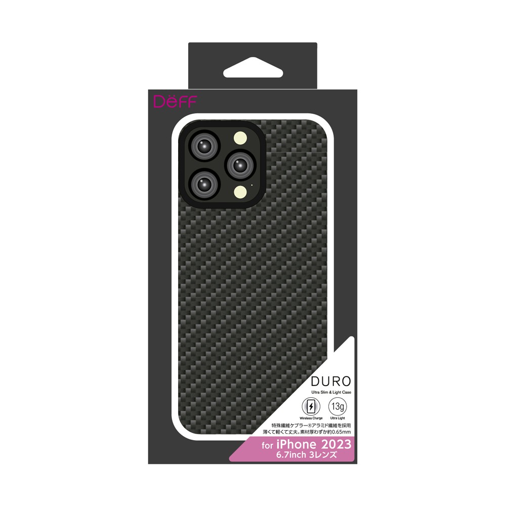 ディーフ DEFF iPhone 15 Pro Max Ultra Slim & Light Case DURO マットブラック