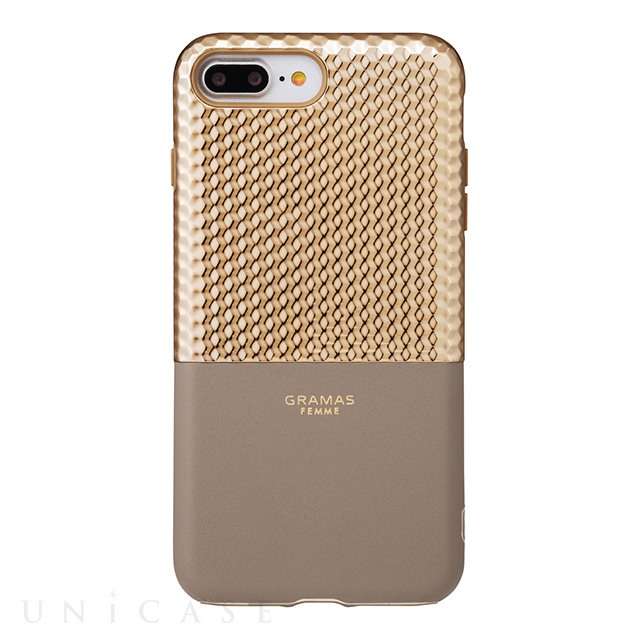 【アウトレット】 坂本ラジヲ Hex Hybrid Case for iPhone 7 Plus/8 Plus Champagne FLC2017PCG