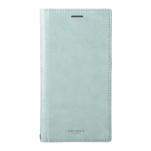 【アウトレット】 坂本ラジヲ Colo PU Leather Book Case for iPhone XS Max Light Blue