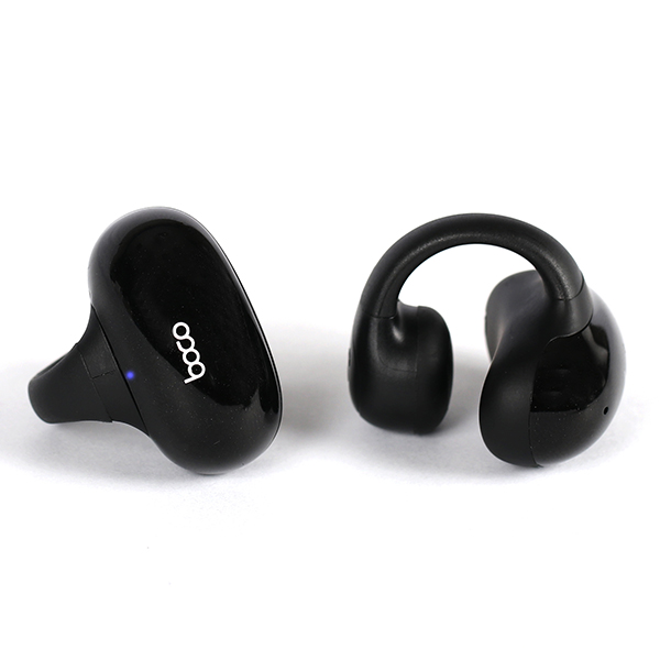 オーディオ機器Boco earphones 骨伝導イヤホン PEACE SS-1 BLACK