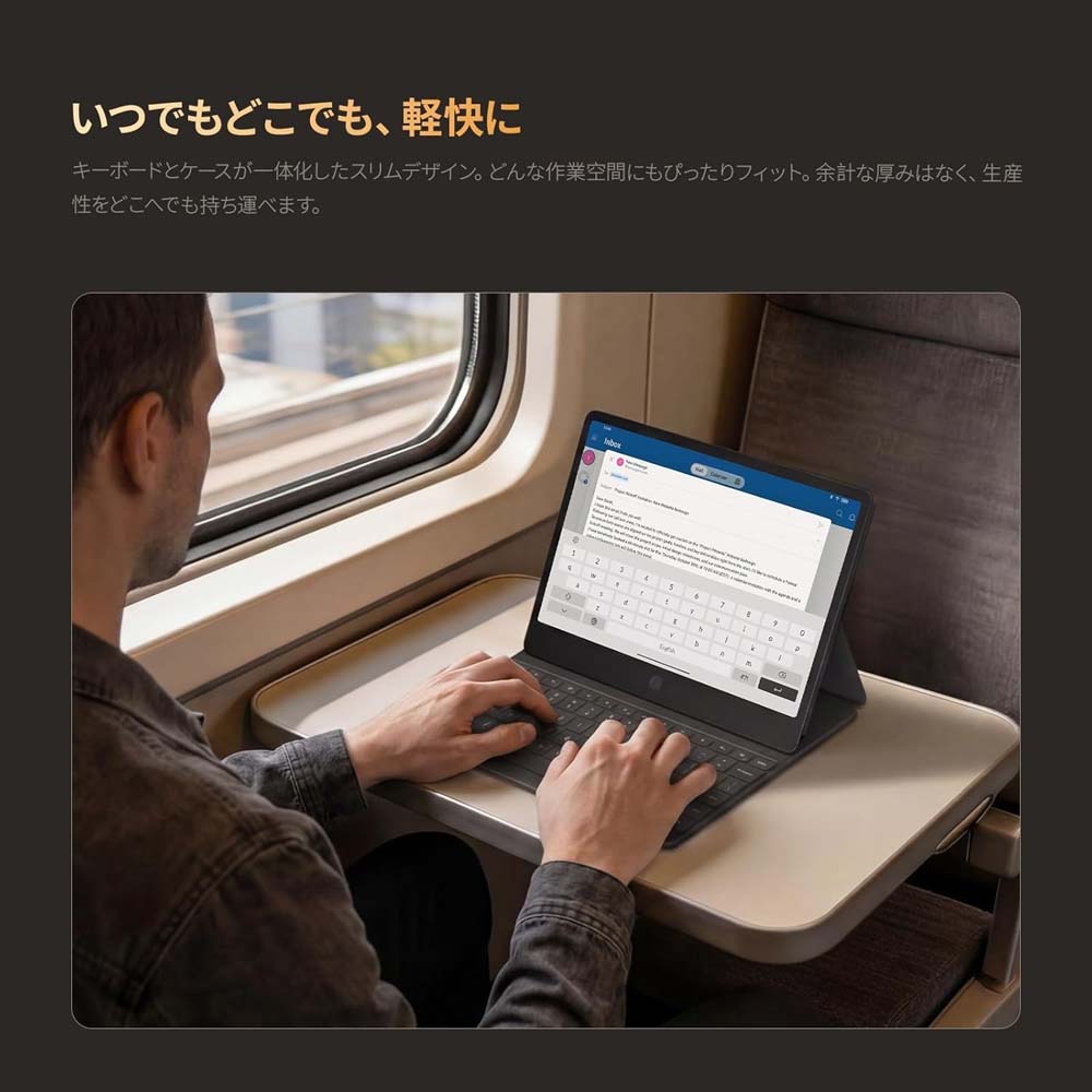 TCL キーボードカバー Note A1 NXTPAPER専用 グレー KB9566X | スマホ