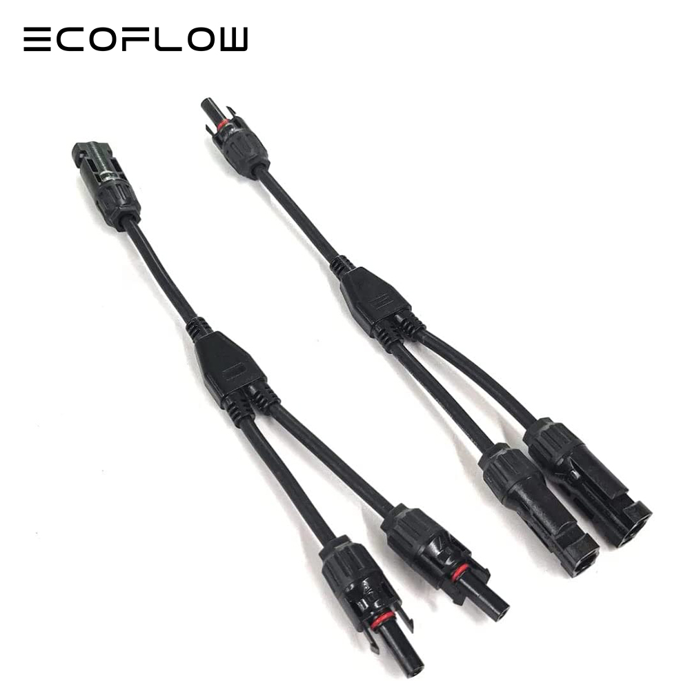 EcoFlow エコフロー 110Wソーラー用二股ケーブル EFPV-LTY2CBL0.3M