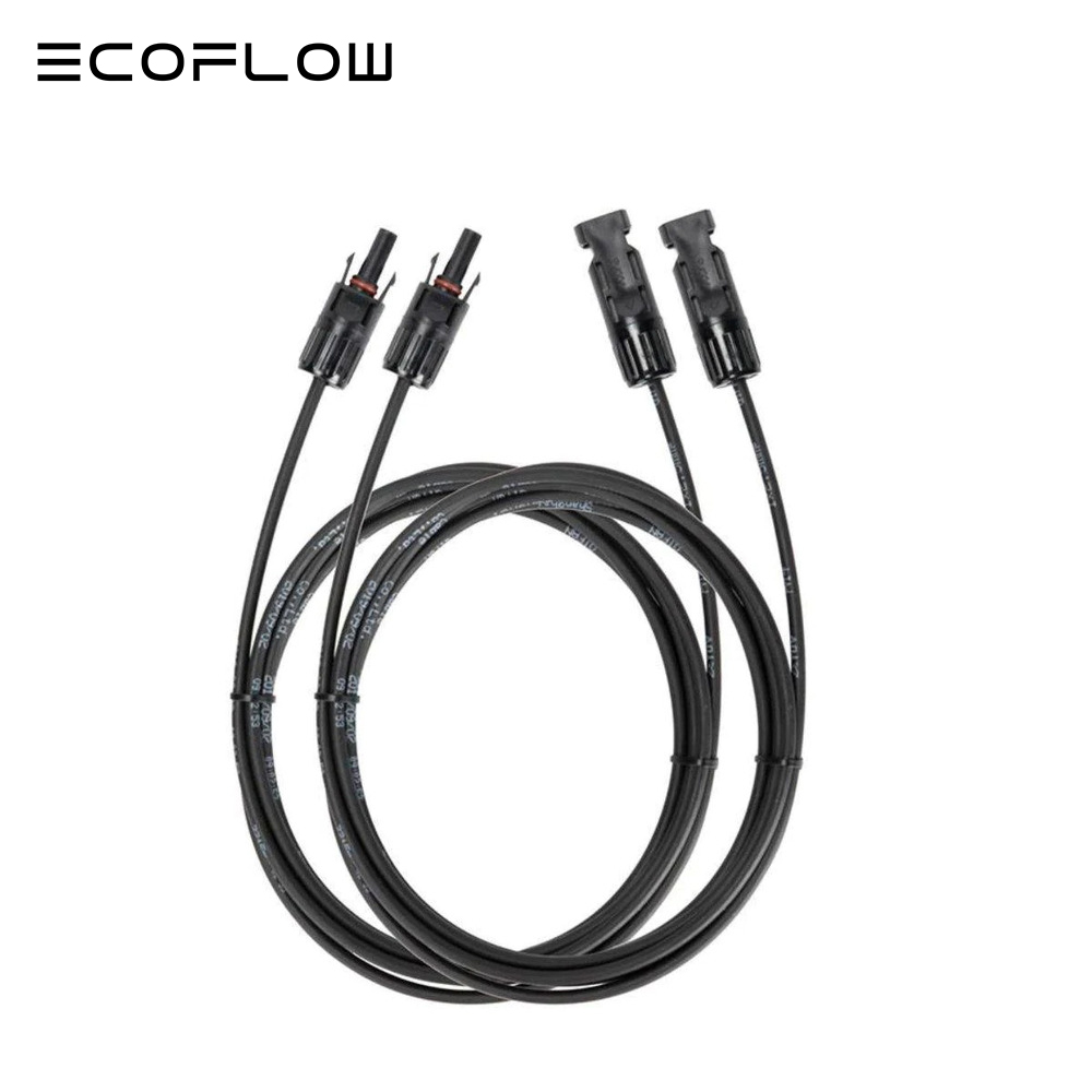EcoFlow エコフロー ソーラー充電MC4延長ケーブル エコフロー EFMC4-3M
