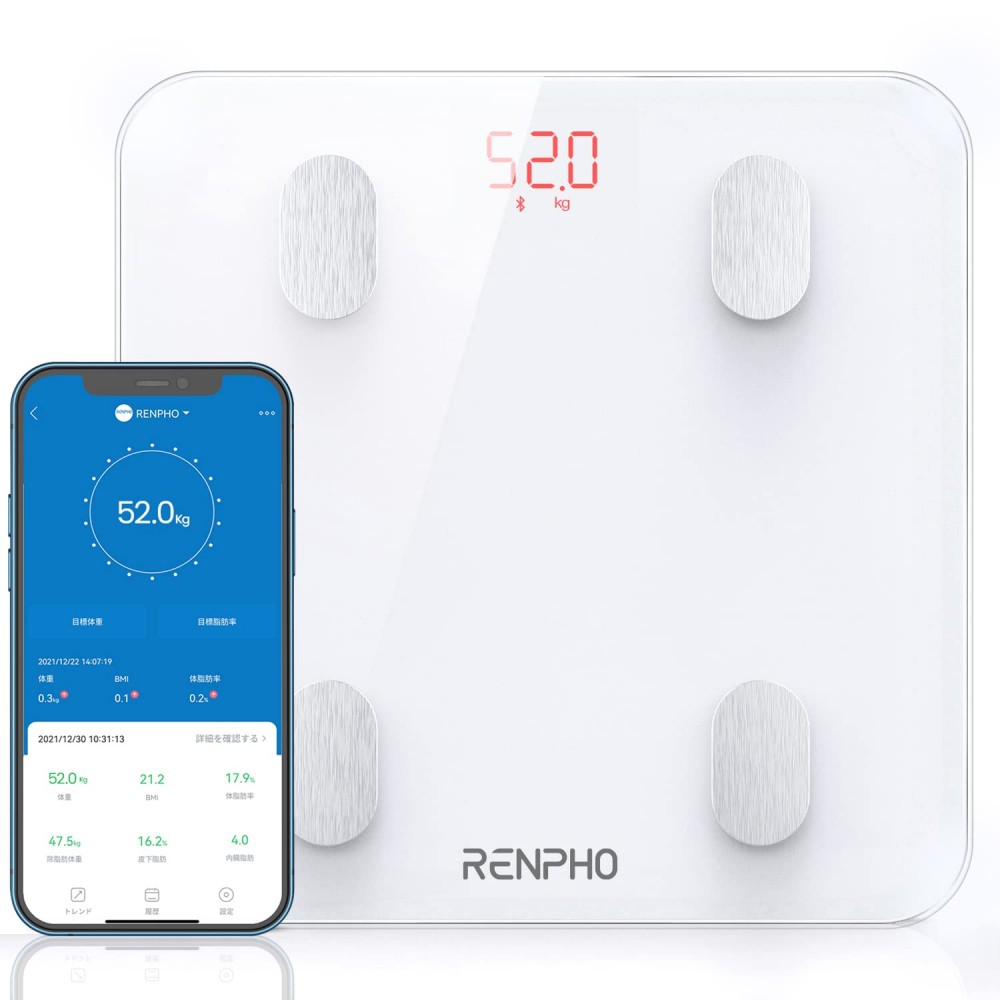 RENPHO 体組成計 ES-26P3 ホワイト