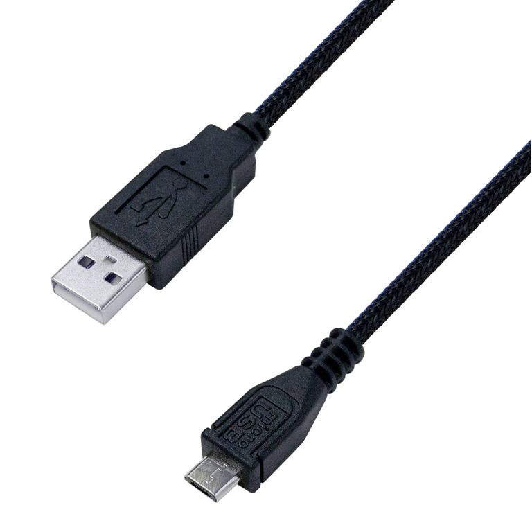 カシムラ AJ-564 USB充電ケーブル2m 2.1A micro STRONG BK