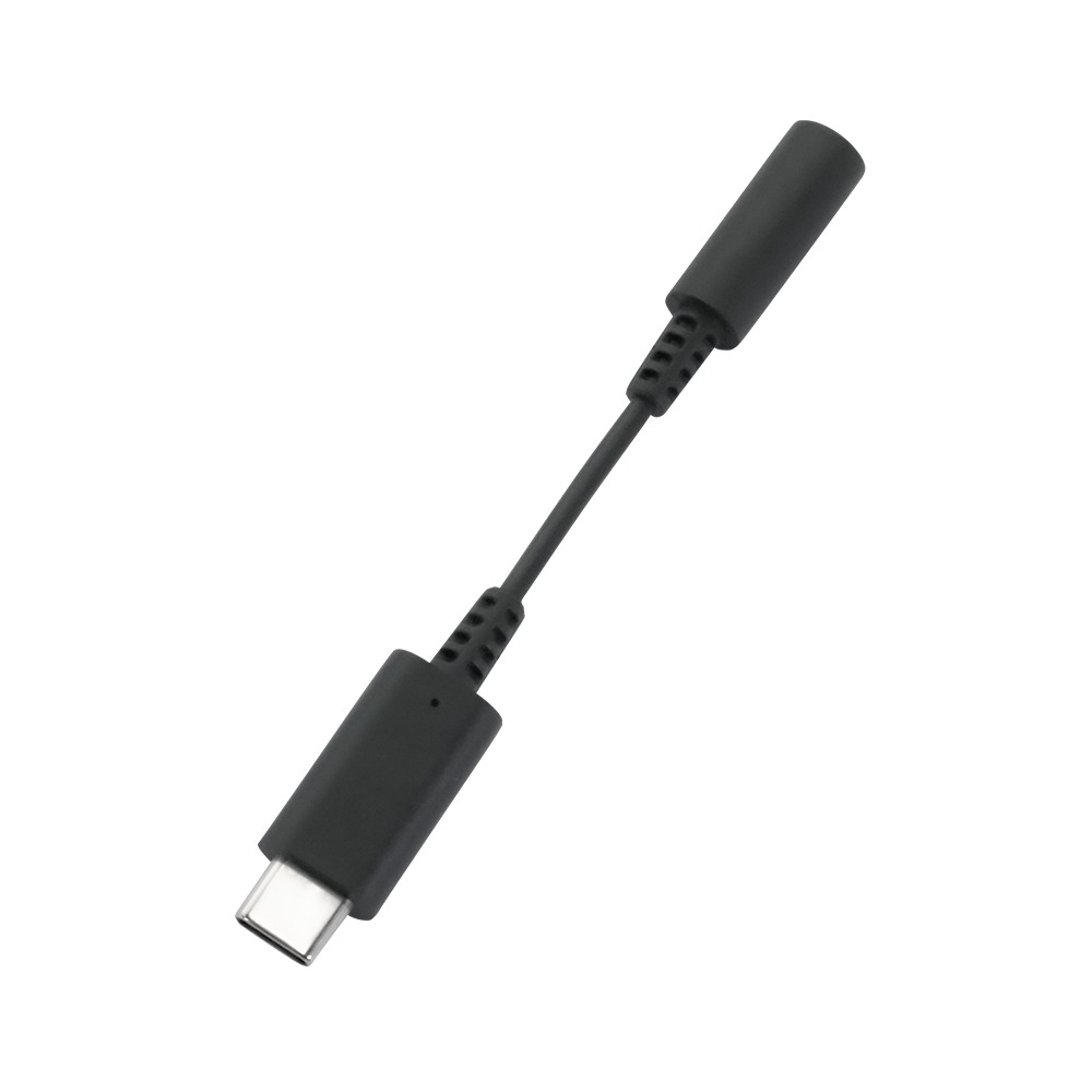 オウルテック デジタル出力対応 USB Type-C Φ 3.5mm オーディオ変換ケーブル ブラック