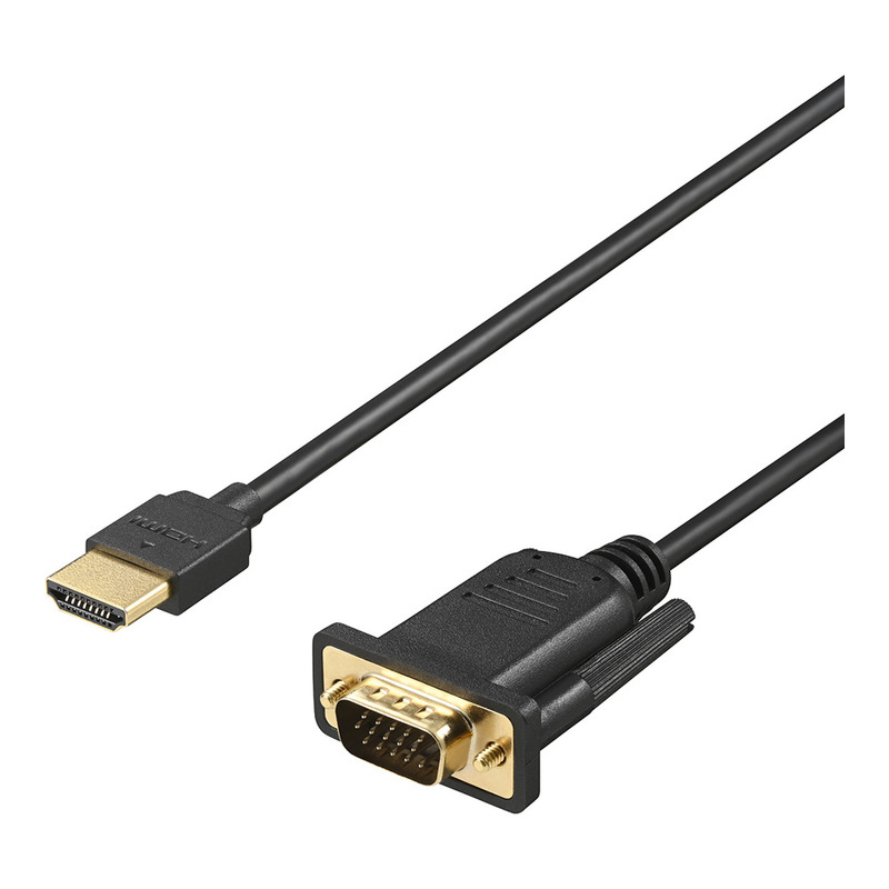 バッファロー BHDVG10BK HDMI to VGA変換ケーブル 1m ブラック
