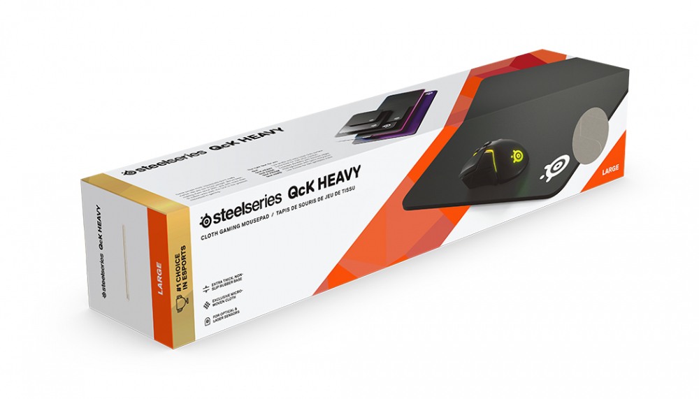 ゲーミングマウスパッド スティールシリーズ SteelSeries QcK Heavy