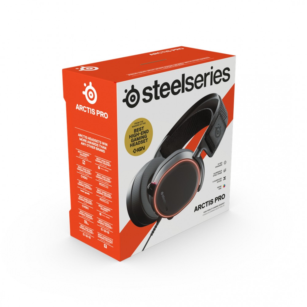 ゲーミングヘッドセット スティールシリーズ SteelSeries Arctis Pro 型番:61486