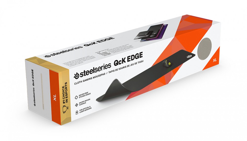 ゲーミングマウスパッド スティールシリーズ SteelSeries QcK Edge XL