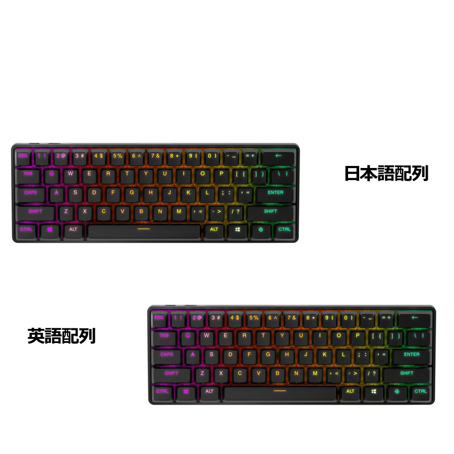 SteelSeries Apex Pro Mini JP 有線 日本語配列動作も問題なくしております