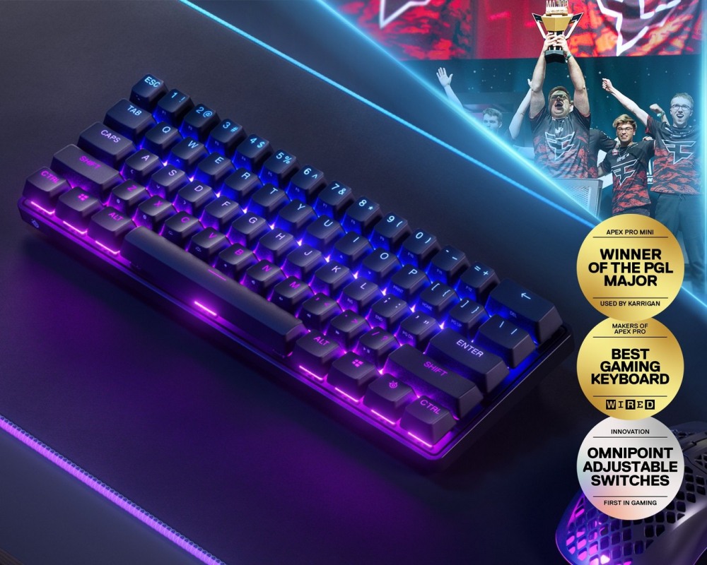 ゲーミングキーボード スティールシリーズ SteelSeries Apex Pro Mini Wireless JP US 日本語配列 英語配列 |  【公式】トレテク！ソフトバンクセレクション オンラインショップ - SoftBank SELECTION